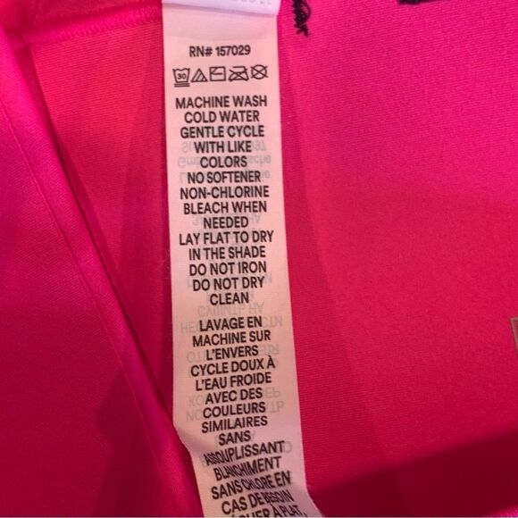 Savage X Fenty Leggings Size Large Hot Pink Color - Picture 10 of 12